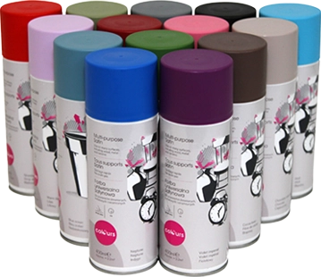 photo of colorful spray paint cans to showcase QALs advanced packaging